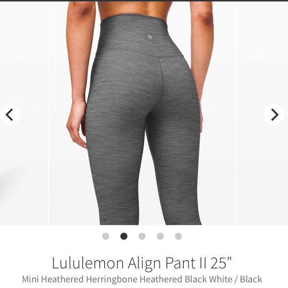 lululemon athletica Pants - lululemon athletica II Align Gray Leggings EUC Size 6 fleece warm women’s
